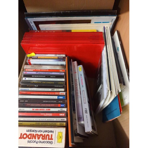 448 - Small box of Operatic & Orchestral DVD & CD's, programmes inc. Royal Opera House & signe... 