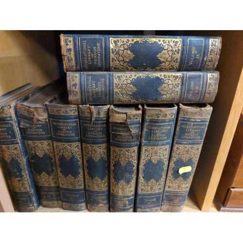 457 - 20 volumes (complete set) of The International Library of Famous Literature.