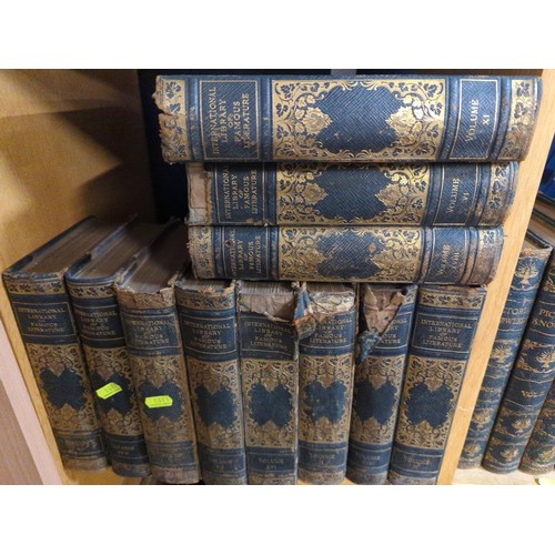 457 - 20 volumes (complete set) of The International Library of Famous Literature.