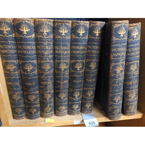 458 - 8 Volumes of Newnes' Pictorial Knowledge 