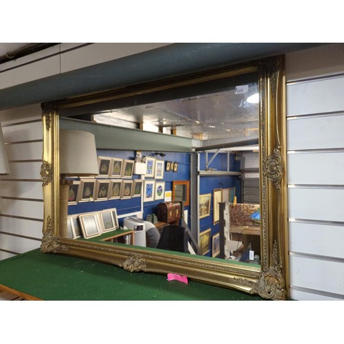 469 - Gilt framed mirror W102cm H75cm