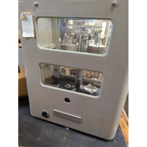 510 - Stanton Instruments model A.49 scientific balance weighing machine. No power lead. Working order unk... 