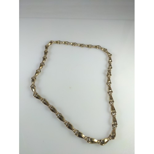 596 - Three silver neck chains, gross weight 54 grams