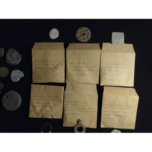 524 - Collection of metal detecting finds