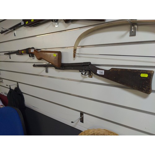 536 - Two vintage air rifles, including one Diana, AF