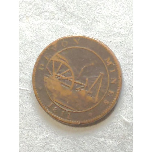 522 - 1811 Tavistock Penny Token