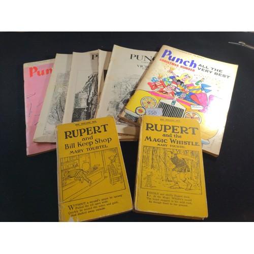 550 - 1971 Punch goes Playboy, five Punch Cartoons British monarch editions, 1972 Punch Christmas Number a... 