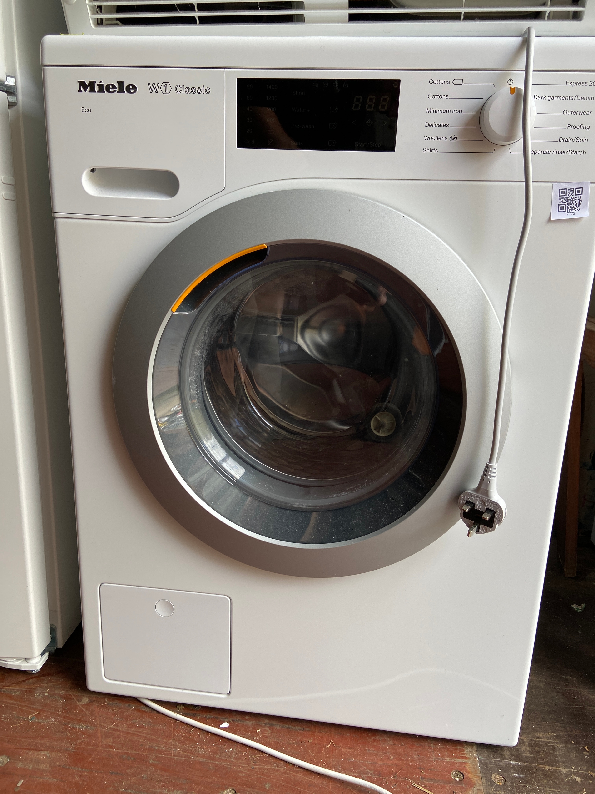 miele w1 classic eco washing machine