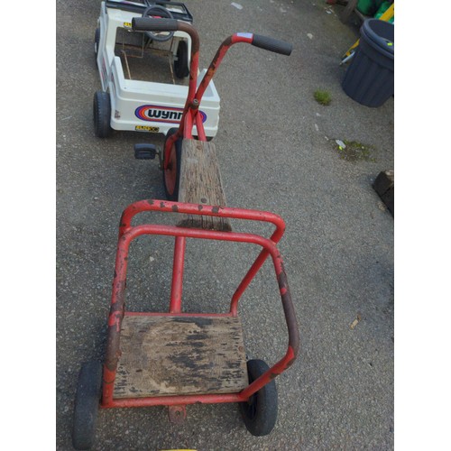 72 - Vintage trike with rear standon platform