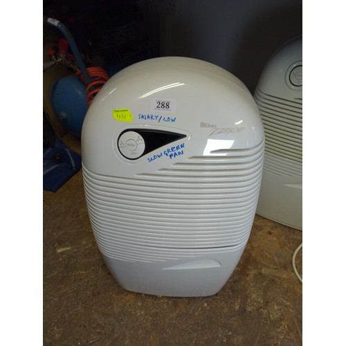 288 - Ebac 2250e dehumidifier. 