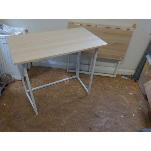 180 - 2x foldaway desks. W80cm D45cm H74cm