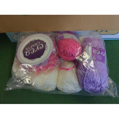 214 - Various wool craft kits