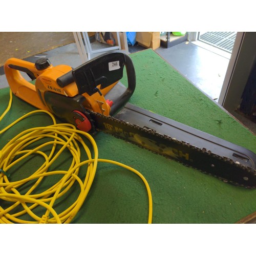 246 - McCulloch ES416 electric chainsaw