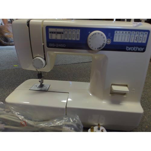 258 - Brother BS-2450 sewing machine with accessories