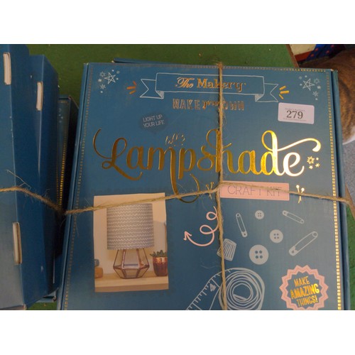 279 - 7x Make your own lampshade craft kits