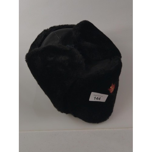 144 - Russian ushanka style hat