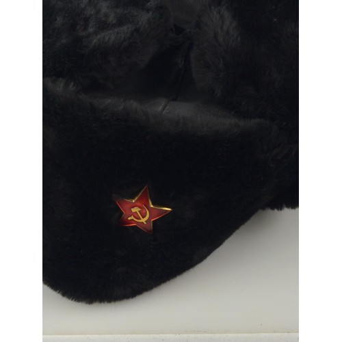 144 - Russian ushanka style hat