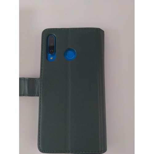 254 - Huawei P30 lite 256GB mobile phone with instructions, usb cable, box and green folding case