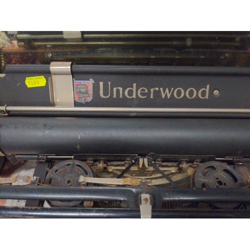 417 - Underwood American British & Continental typewriter.