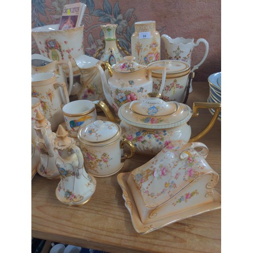 94 - Large assortment of Crown Devon ware 