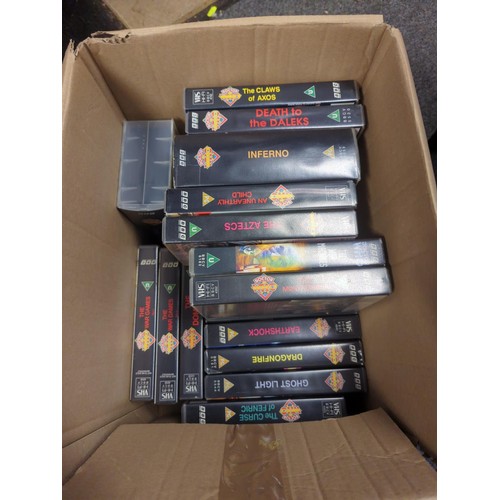 580 - Approx 25 Dr Who VHS tapes