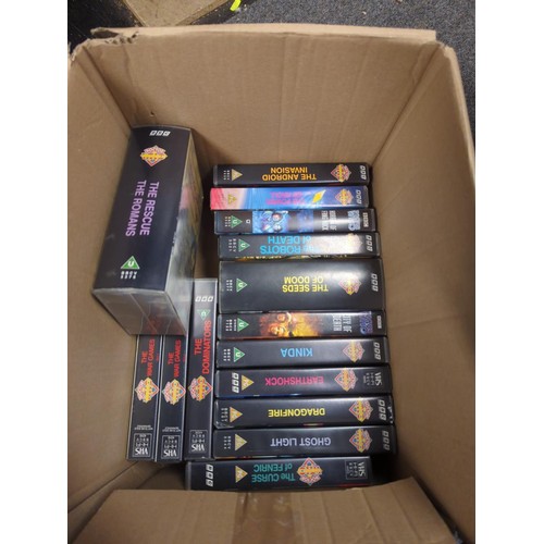 580 - Approx 25 Dr Who VHS tapes