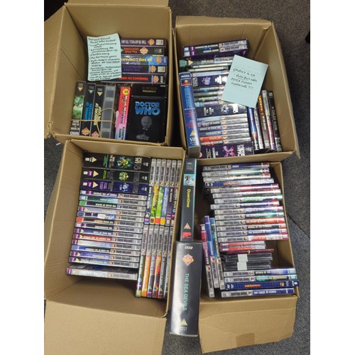 581 - 3 boxes of Dr Who DVDs