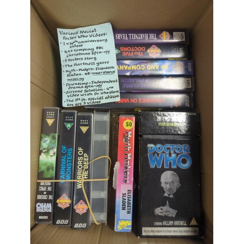 581 - 3 boxes of Dr Who DVDs