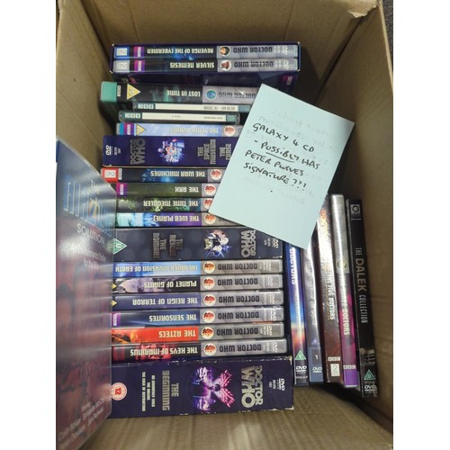 581 - 3 boxes of Dr Who DVDs