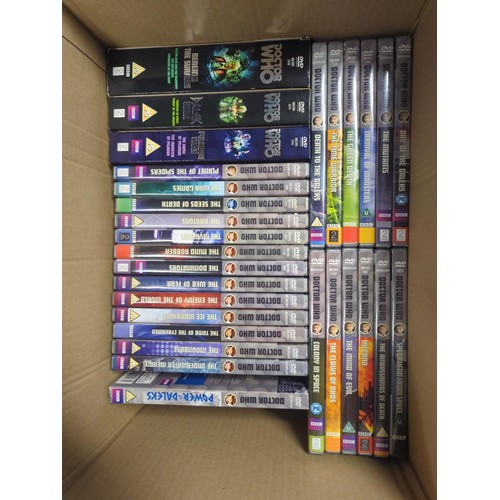 581 - 3 boxes of Dr Who DVDs