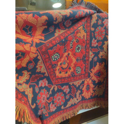 290 - Blanket /throw. Williamsburg by Goodwin weavers 100% cotton. Width 130cm x length 180cm