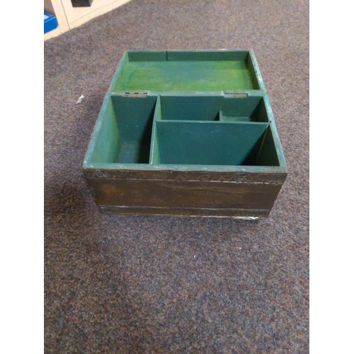 52 - Brass wrapped box, 