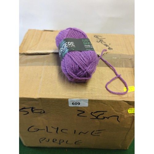 215 - Approx 50 x 25gms Glycine Purple yarn