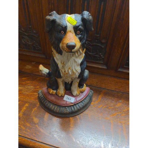 Border collie outlet doorstop