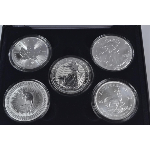 14 - Jubilee Mint The 2023 Silver Coins of the World Collection, in 999 and 999.9 silver, each weighing 3... 