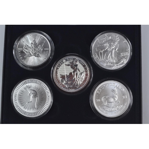 14 - Jubilee Mint The 2023 Silver Coins of the World Collection, in 999 and 999.9 silver, each weighing 3... 