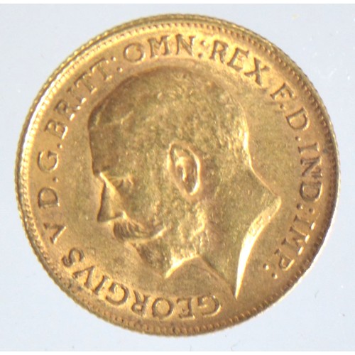 10 - George V 1912 half sovereign