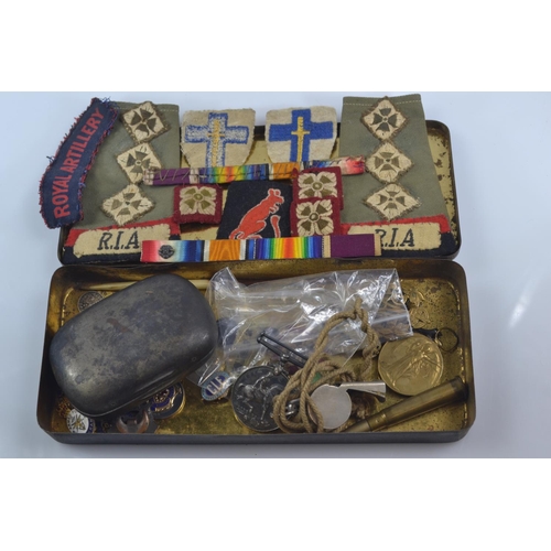 355 - Pair of WWI medals; Victory Medal and George V War Medal awarded to 40359 GNR. KINKAID J.A R.A (with... 