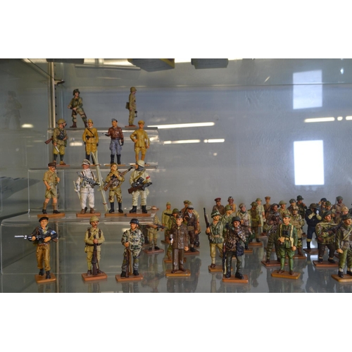 366 - Large collection of Delprado metal military figures