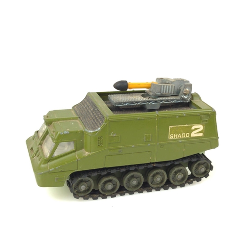 370 - Four WW2 armoured vehicles by Dinky and Corgi. Centurian MK111, Alvis Striker, Shado 2, Alvis Scorpi... 