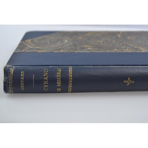 472 - Cyrano De Bergerac,1898 copy, signed Edmond Rostand. 'en voi de sou (???) respectueux' Edmond Rostan... 