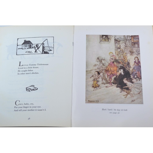 466 - Five books with drawings and illustrations by Arthur Rackham inc. 'Peter Pan in the Kensington Garde... 