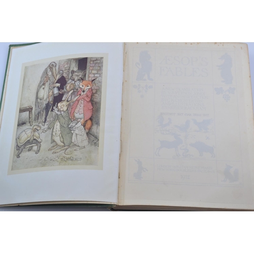 466 - Five books with drawings and illustrations by Arthur Rackham inc. 'Peter Pan in the Kensington Garde... 