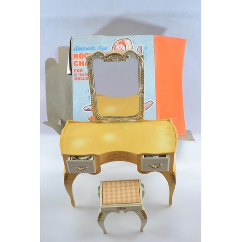 506 - Five boxed Sindy Pedigree furniture sets together with a large quantity of vintage doll clothes (mos... 