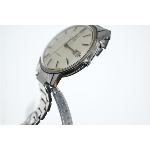 33 - Omega Seamaster Automatic 24 jewels gents wristwatch in working order, face dia. 35mm, with original... 