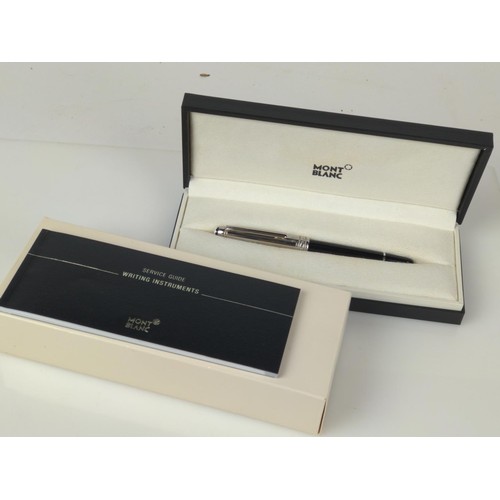 478 - Mont Blanc fountain pen, boxed with service guide