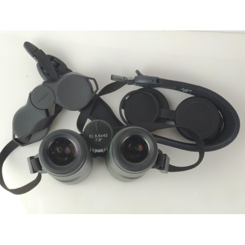 482 - Swarovski Optik Binoculars made in Austria. EL 8,5 X 42 (7,6 ) SV Complete with lens covers both fro... 