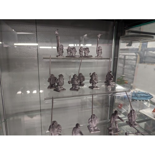 503 - Collection of unpainted fantasy figures.