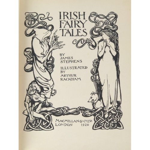 471 - 'Irish Fairy Tales' By James Stephens, Illustrated by Arthur Rackham, pub. Macmillan and co. 1920