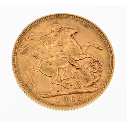 7 - 1902 Edward VII full sovereign